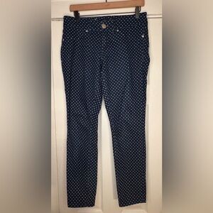 Seven Polka Dot Skinny Denim Size 6 Excellent Unused Condition‎